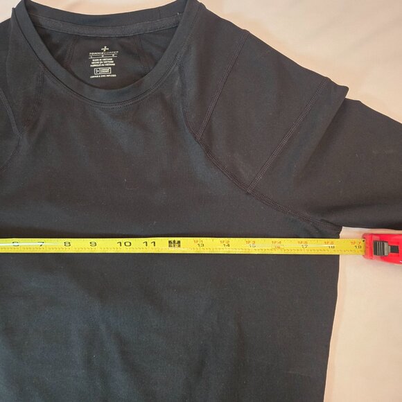 TOMMIE COPPER Women Shoulder Support, Posture Compression Shirt Sz L Black - Picture 12 of 13